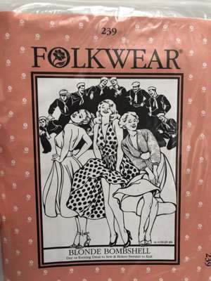 Folkswear - blonde bombshell mønster